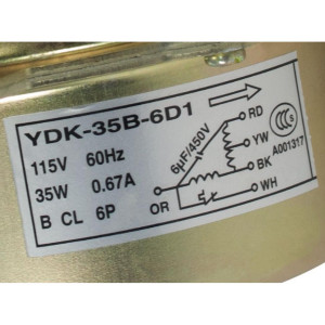 Motor Aire Acondicionado de Ventana YDK-35B-6A Motor Aire Acondicionado de Ventana YDK-35B-6A