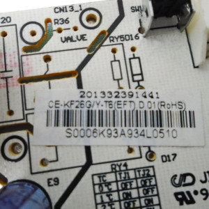 Pc Board For Ecox Split Indoor Unit CE-KF26G/Y-T6(EFT).D.01.NK2.3 RoHS 201332391441 17122000009233 
Fits: MSJ-09CR