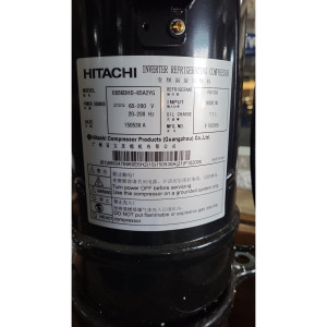 DC inverter scroll compresor E656DHD-65A2Y Hitachi 65-200V 20-200Hz Compatible con R410A,  9000W F102006