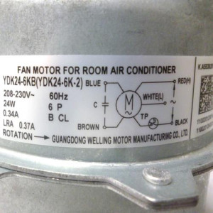 Motor A.A. Evaporador YDK24-6KB YKT-24-6-15L RoHS 202400401344 11002012001425 11002012004174
Fits: MSH-09 MSH-12 MSJ-12 EDDM009C16B midea MCH09NIH2 PIA9065B Motor A.A. Evaporador YDK24-6KB YKT-24-6-15L RoHS 202400401344 11002012001425 11002012004174
Fits: MSH-09 MSH-12 MSJ-12 EDDM009C16B midea MCH09NIH2 PIA9065B