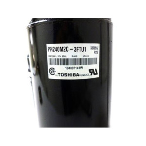 Toshiba Compresor velocidad fija rotativo 18.000 Btu 220v/60hz/1ph Compatible con R22, PH240M2C-3FTU1 201400600590 11103010000878
Sirve: ecox