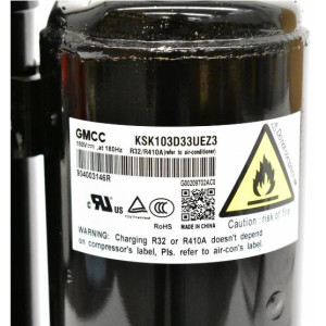 GMCC Compresor Rotativo Inverter DC KSK103D33UEZ3 RoHS 180V a 180Hz Compatible con R32, R410A, Sirve ecox

