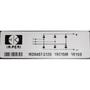 Puente 3ph Para Vrf Mds45tg120 / Tbr-Tg-45/120-B 202300500348 / 11201418000032 Ecox Puente 3ph Para Vrf Mds45tg120 / Tbr-Tg-45/120-B 202300500348 / 11201418000032 Ecox