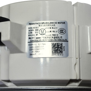 Motor Ventilador Unidad Extrena Minisplit ZKFN-50-8-2 DC310V 50W 0.23A 850rpm 11002015000397  202400310150
 Motor Ventilador Unidad Extrena Minisplit ZKFN-50-8-2 DC310V 50W 0.23A 850rpm 11002015000397  202400310150